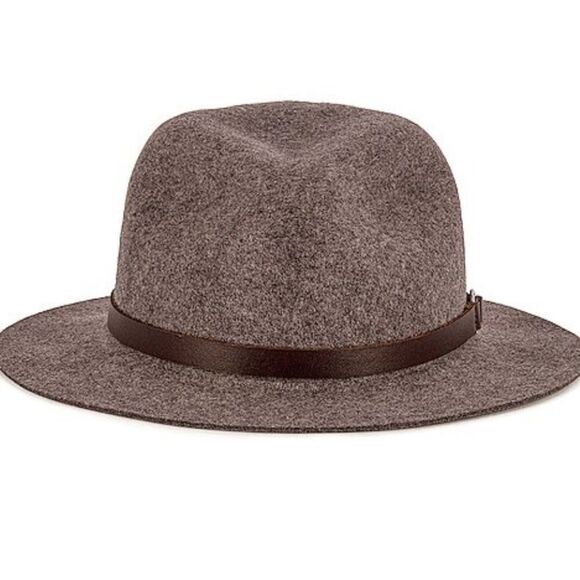 NWT RAG & BONE Floppy Fedora Packable Hat In Grey - Picture 2 of 5